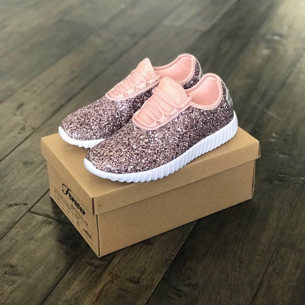 Pink glitter sneakers - Picture 1 of 5